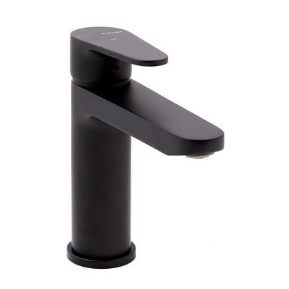 Grifo de lavabo monomando 110mm Negro Clever