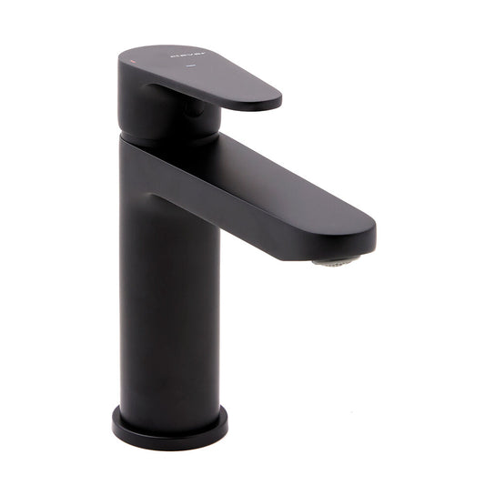 Grifo de lavabo monomando 110mm Negro Clever
